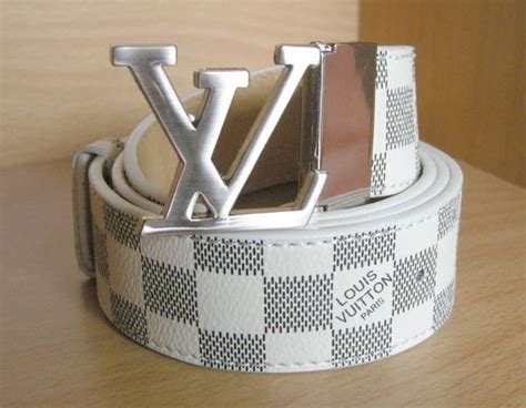 louis vuitton mens white belt replica|Louis Vuitton belt without buckle.